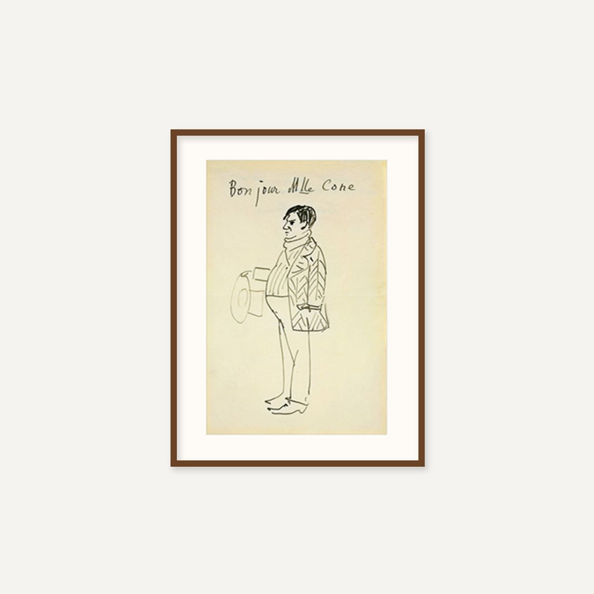 그릿시즌(GREET SEASON) 파블로 피카소 Self-Portrait (Bonjour Mlle Cone), 1907 (액자 포함)