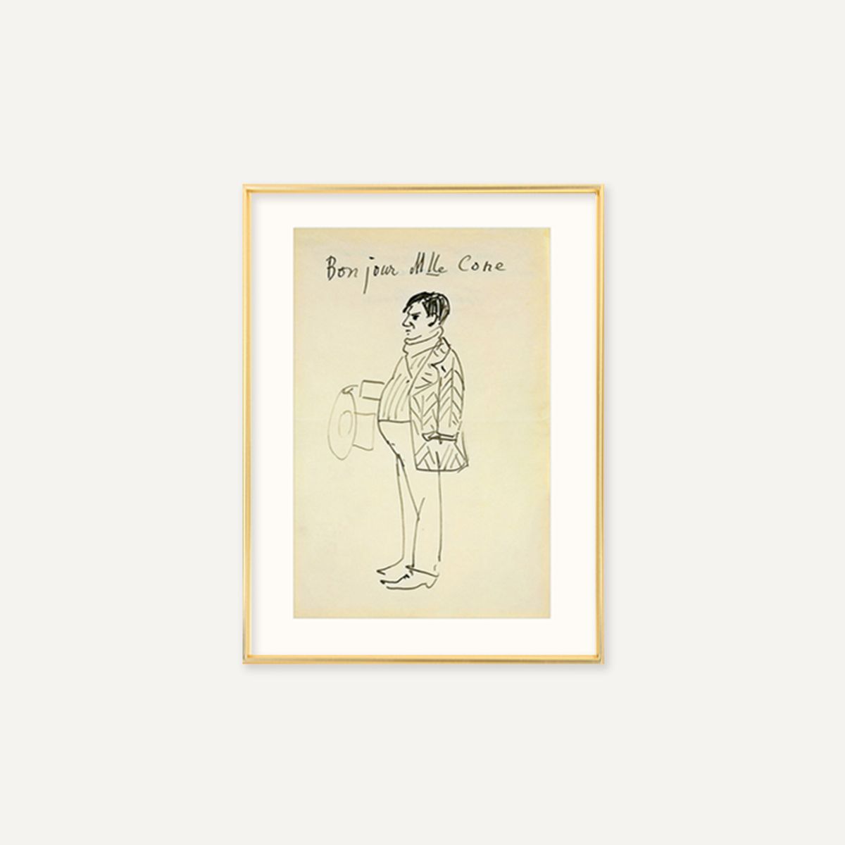그릿시즌(GREET SEASON) 파블로 피카소 Self-Portrait (Bonjour Mlle Cone), 1907 (액자 포함)