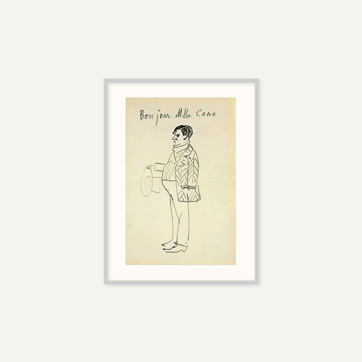 그릿시즌(GREET SEASON) 파블로 피카소 Self-Portrait (Bonjour Mlle Cone), 1907 (액자 포함)