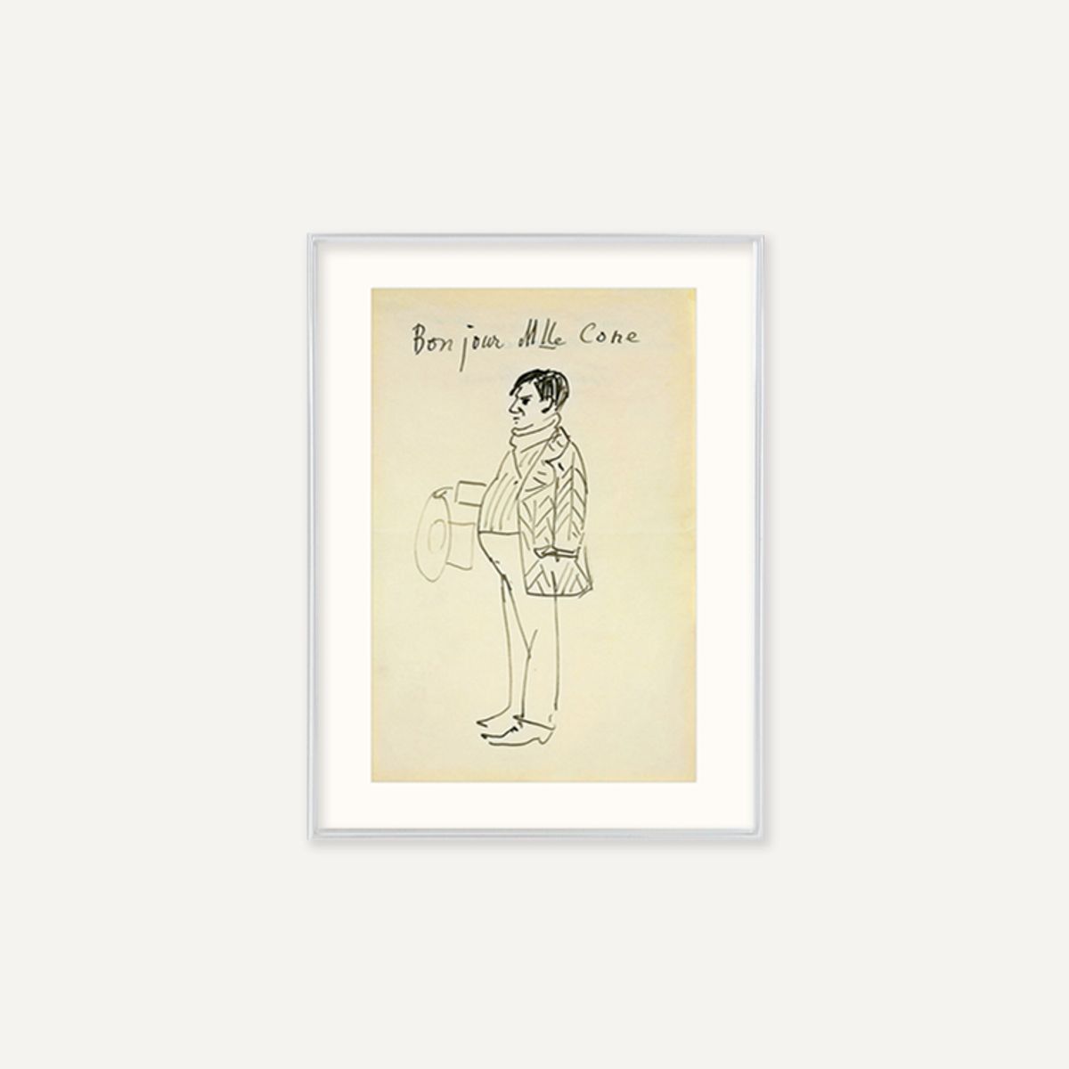 그릿시즌(GREET SEASON) 파블로 피카소 Self-Portrait (Bonjour Mlle Cone), 1907 (액자 포함)