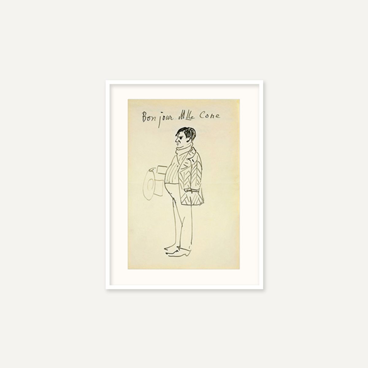 그릿시즌(GREET SEASON) 파블로 피카소 Self-Portrait (Bonjour Mlle Cone), 1907 (액자 포함)