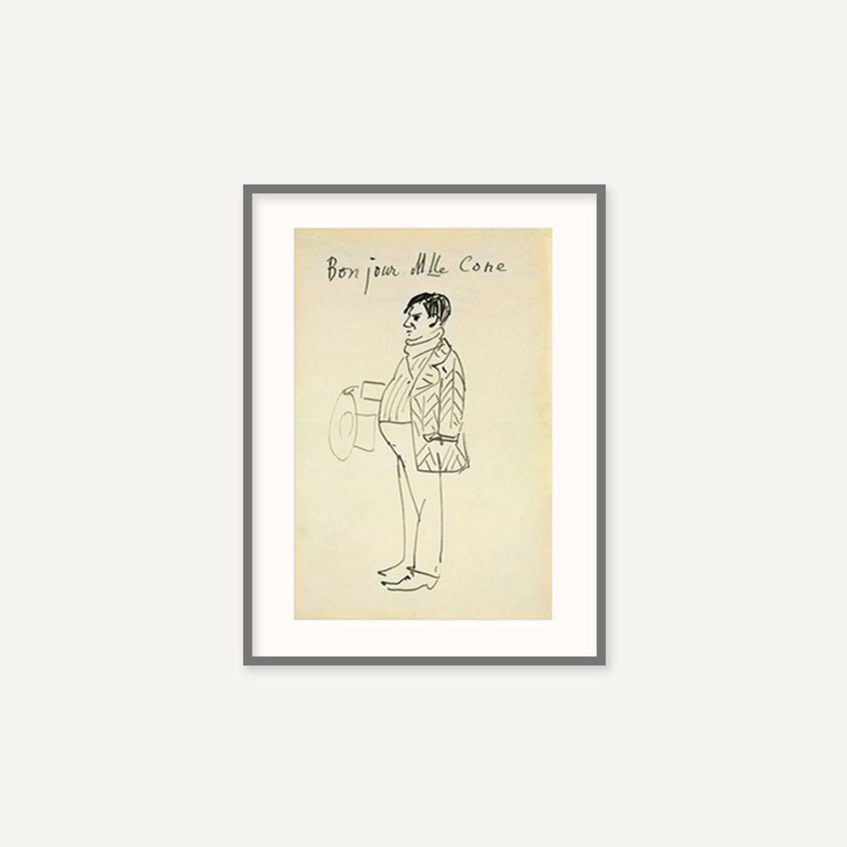그릿시즌(GREET SEASON) 파블로 피카소 Self-Portrait (Bonjour Mlle Cone), 1907 (액자 포함)