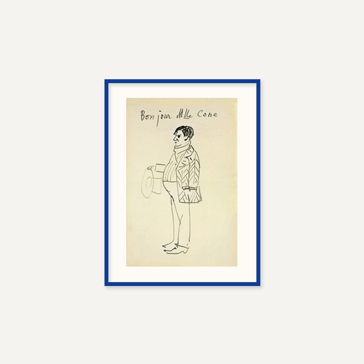 그릿시즌(GREET SEASON) 파블로 피카소 Self-Portrait (Bonjour Mlle Cone), 1907 (액자 포함)