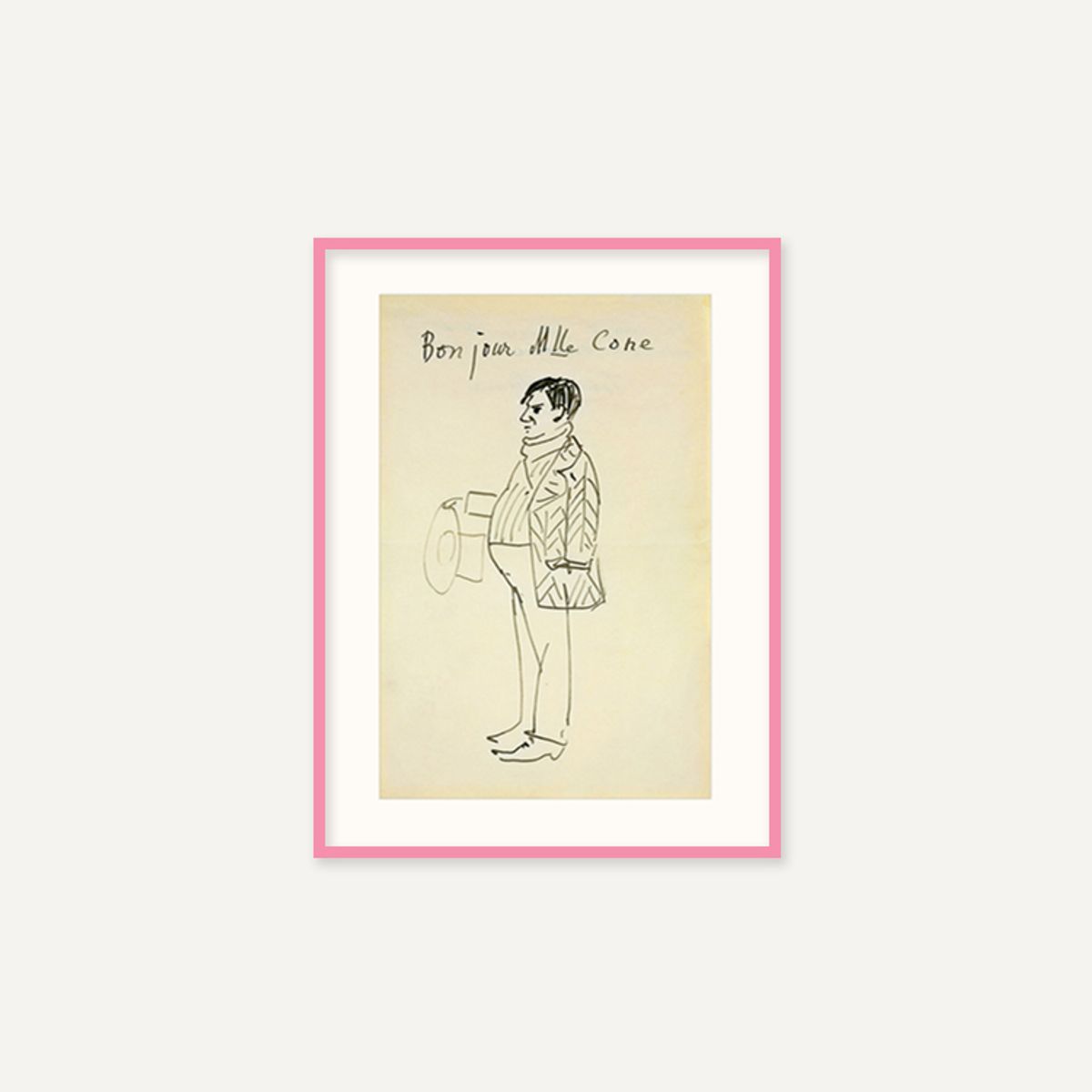 그릿시즌(GREET SEASON) 파블로 피카소 Self-Portrait (Bonjour Mlle Cone), 1907 (액자 포함)