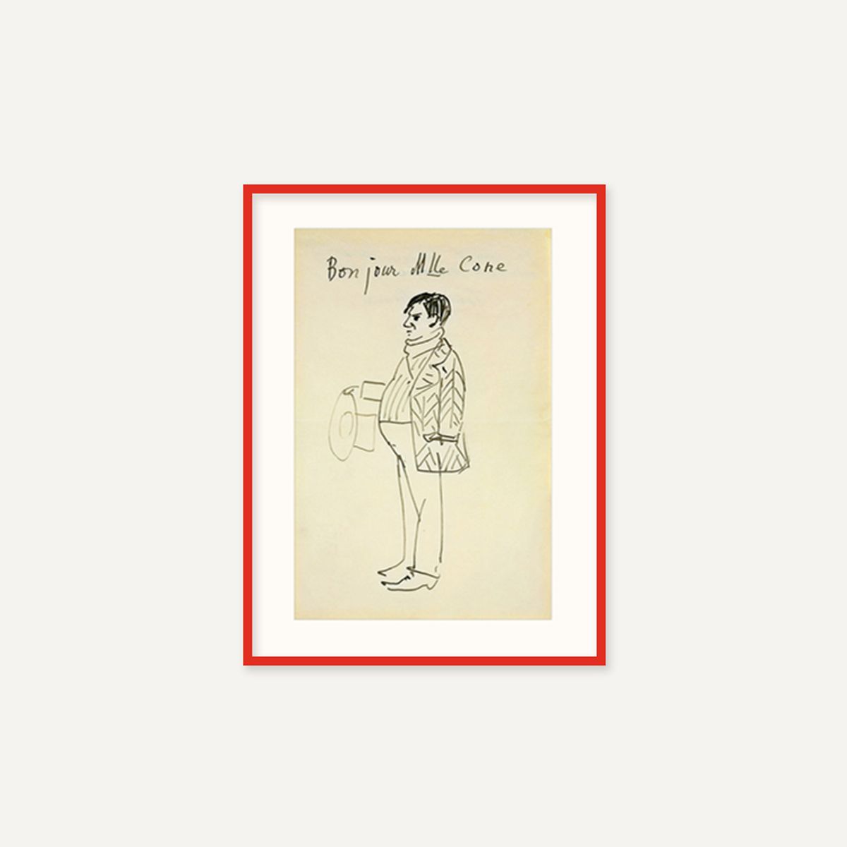 그릿시즌(GREET SEASON) 파블로 피카소 Self-Portrait (Bonjour Mlle Cone), 1907 (액자 포함)