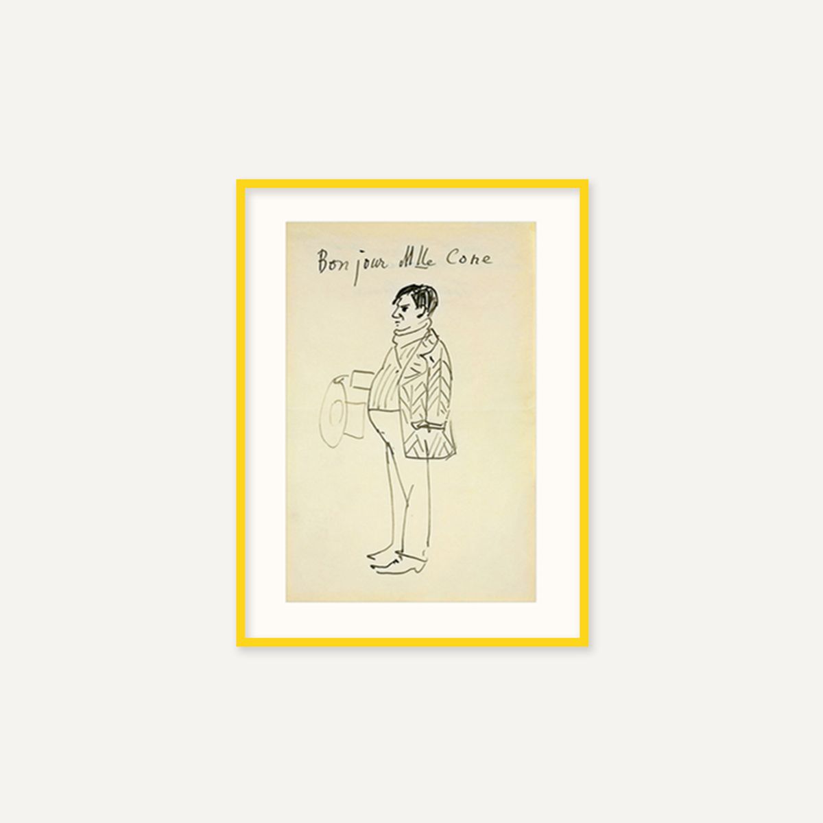 그릿시즌(GREET SEASON) 파블로 피카소 Self-Portrait (Bonjour Mlle Cone), 1907 (액자 포함)