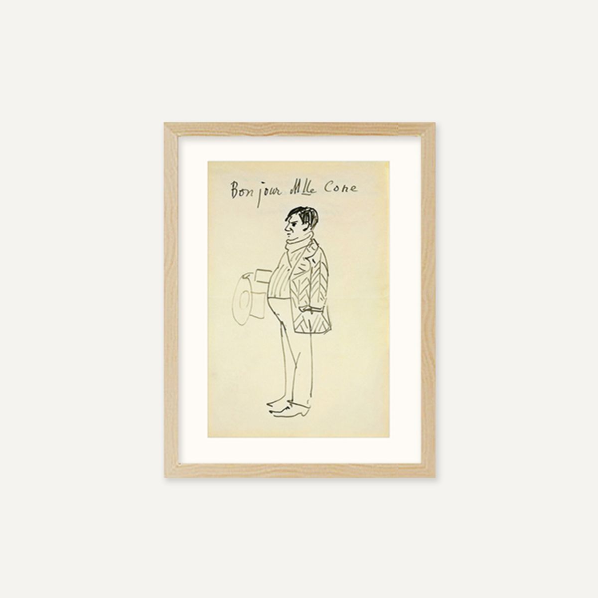 그릿시즌(GREET SEASON) 파블로 피카소 Self-Portrait (Bonjour Mlle Cone), 1907 (액자 포함)