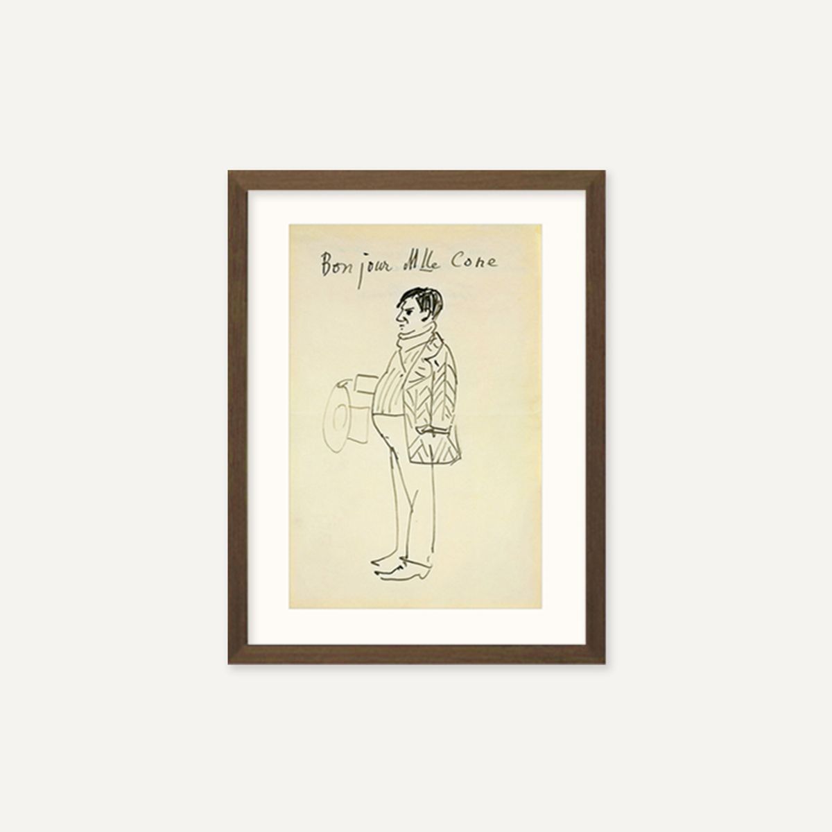 그릿시즌(GREET SEASON) 파블로 피카소 Self-Portrait (Bonjour Mlle Cone), 1907 (액자 포함)