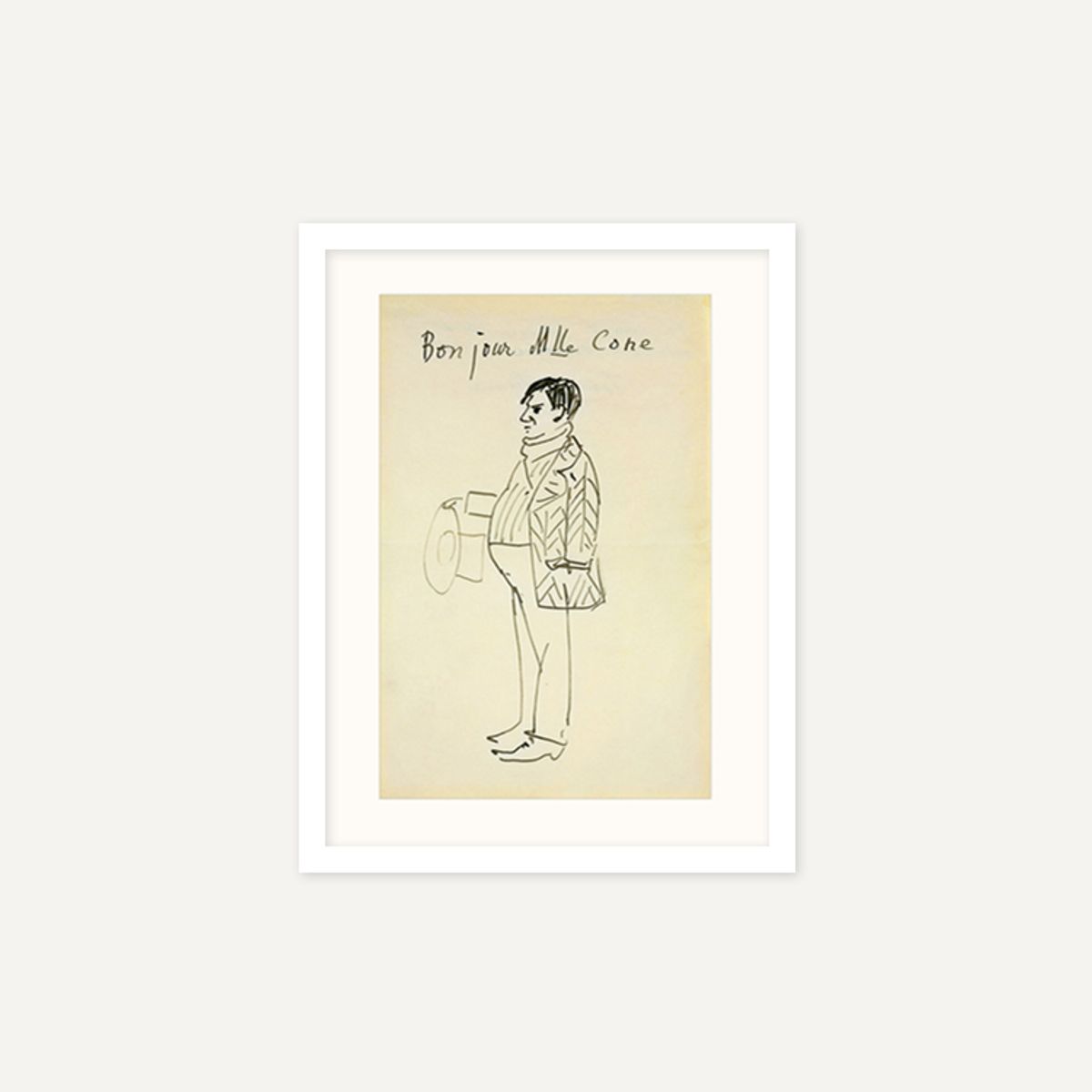 그릿시즌(GREET SEASON) 파블로 피카소 Self-Portrait (Bonjour Mlle Cone), 1907 (액자 포함)