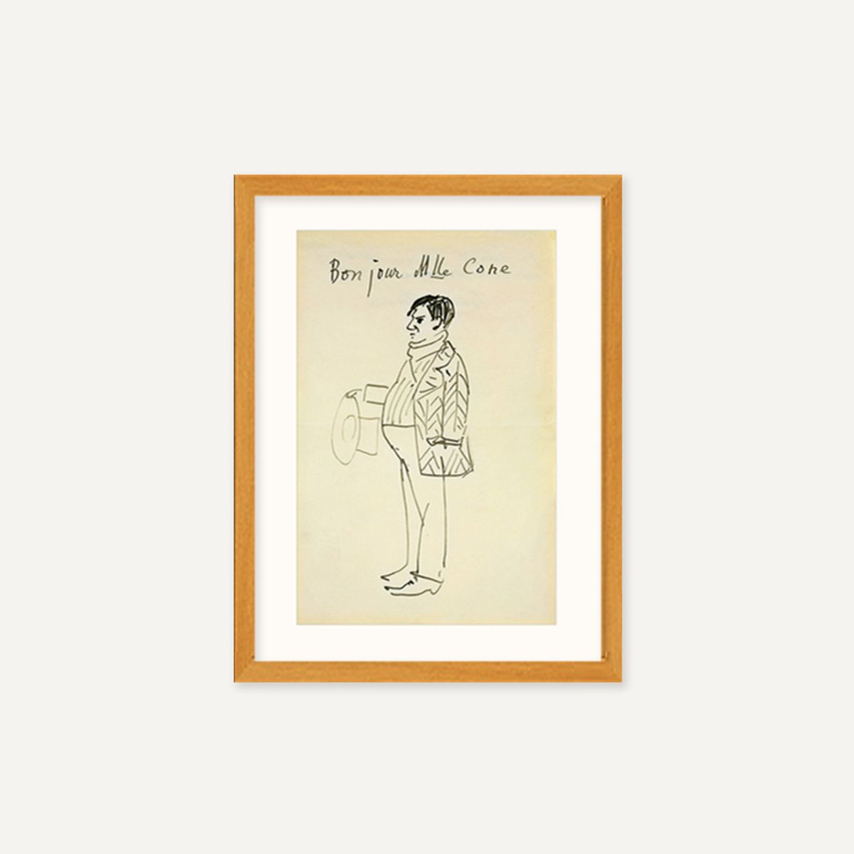 그릿시즌(GREET SEASON) 파블로 피카소 Self-Portrait (Bonjour Mlle Cone), 1907 (액자 포함)