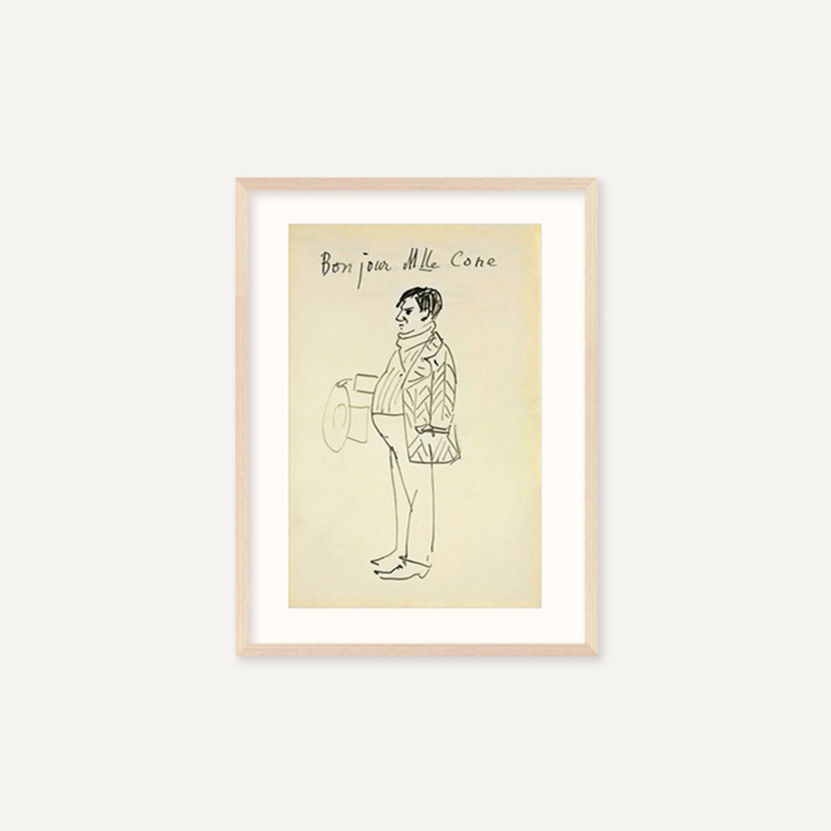 그릿시즌(GREET SEASON) 파블로 피카소 Self-Portrait (Bonjour Mlle Cone), 1907 (액자 포함)