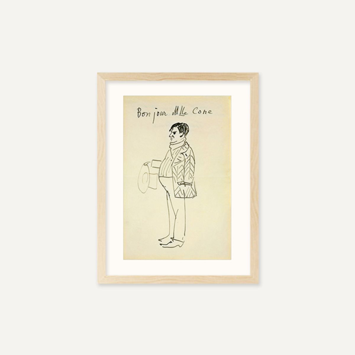 그릿시즌(GREET SEASON) 파블로 피카소 Self-Portrait (Bonjour Mlle Cone), 1907 (액자 포함)