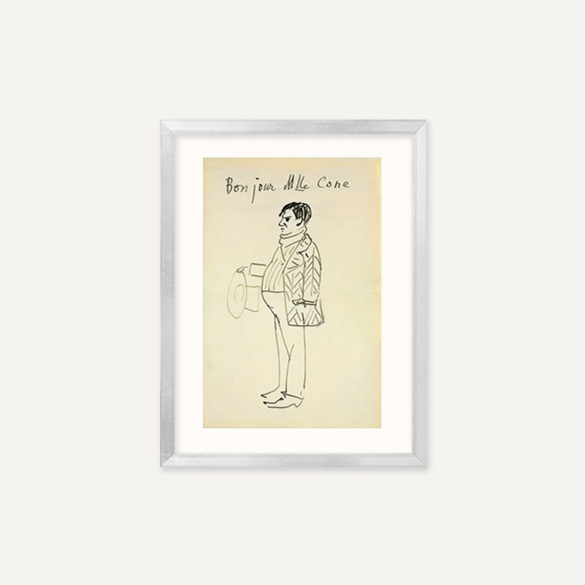 그릿시즌(GREET SEASON) 파블로 피카소 Self-Portrait (Bonjour Mlle Cone), 1907 (액자 포함)