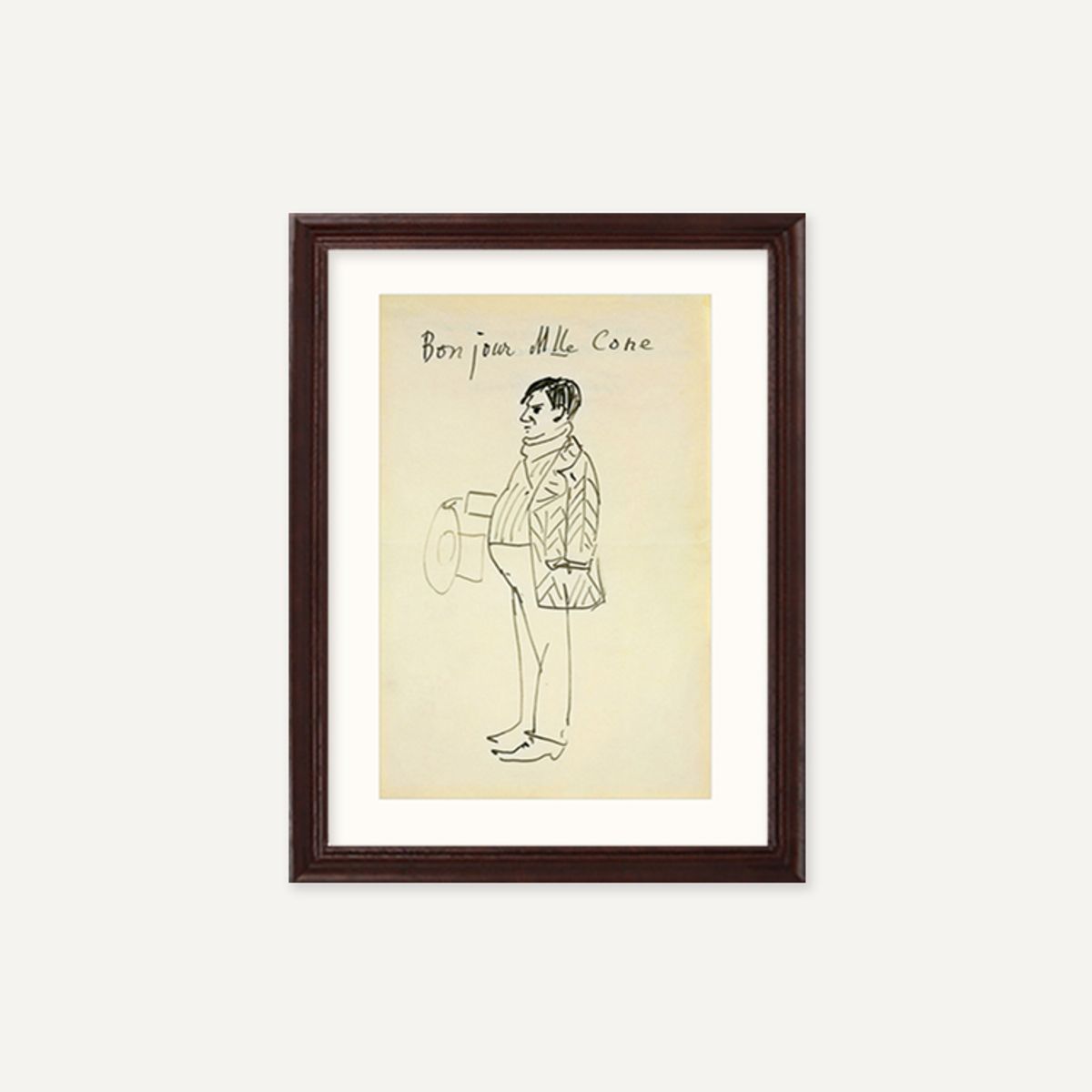 그릿시즌(GREET SEASON) 파블로 피카소 Self-Portrait (Bonjour Mlle Cone), 1907 (액자 포함)