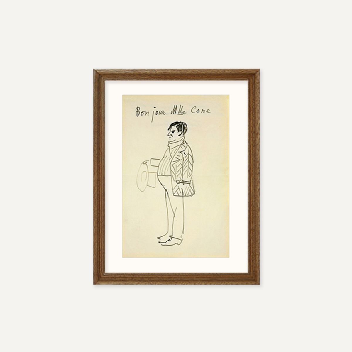그릿시즌(GREET SEASON) 파블로 피카소 Self-Portrait (Bonjour Mlle Cone), 1907 (액자 포함)