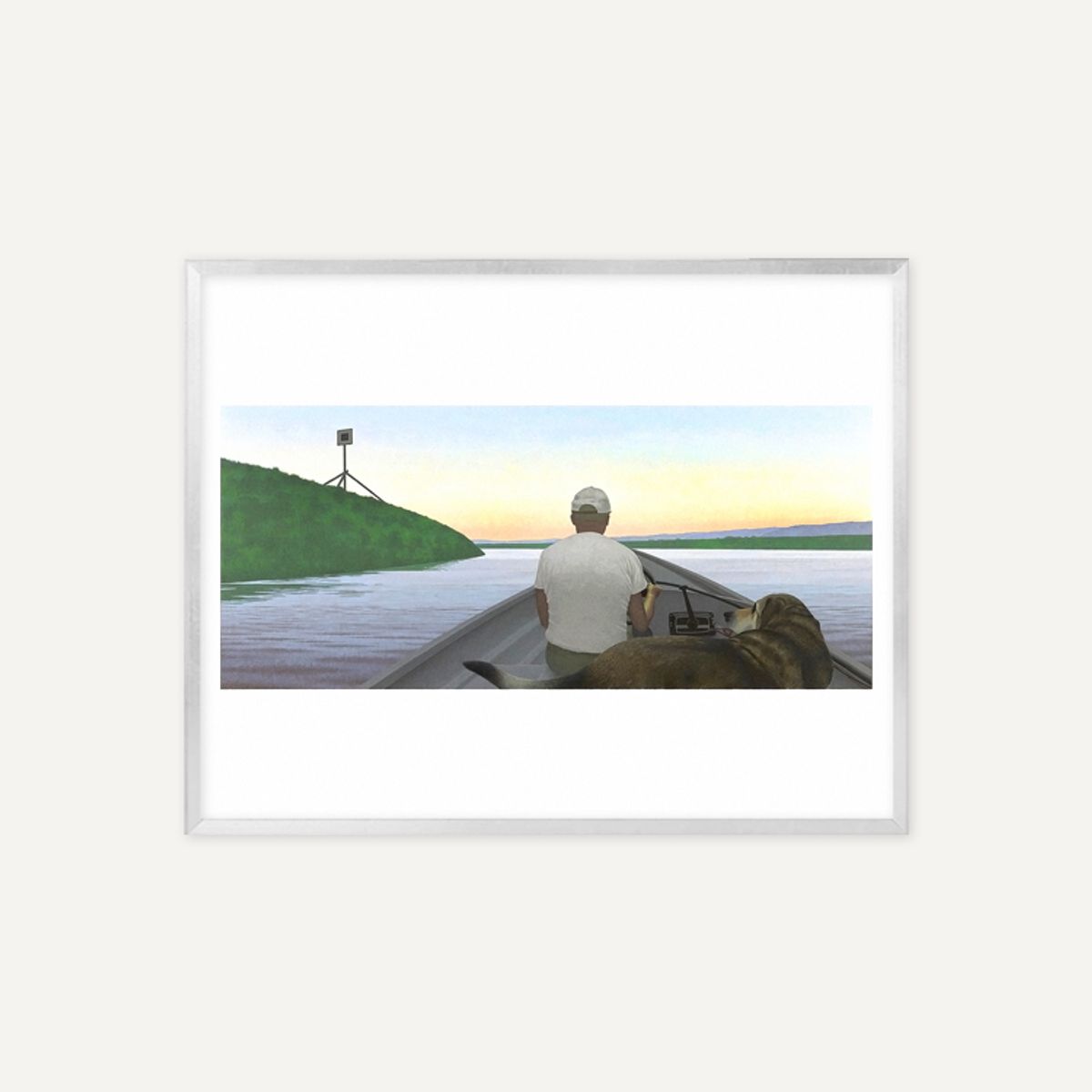 그릿시즌(GREET SEASON) 알렉스 콜빌 On a River, 1996 (액자 포함)