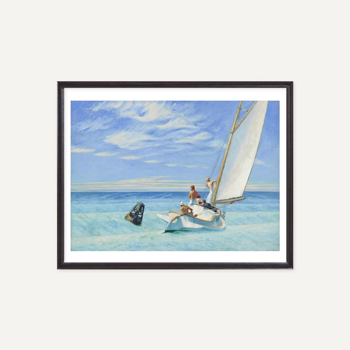그릿시즌(GREET SEASON) 에드워드 호퍼 Ground Swell, 1939 (액자 포함)