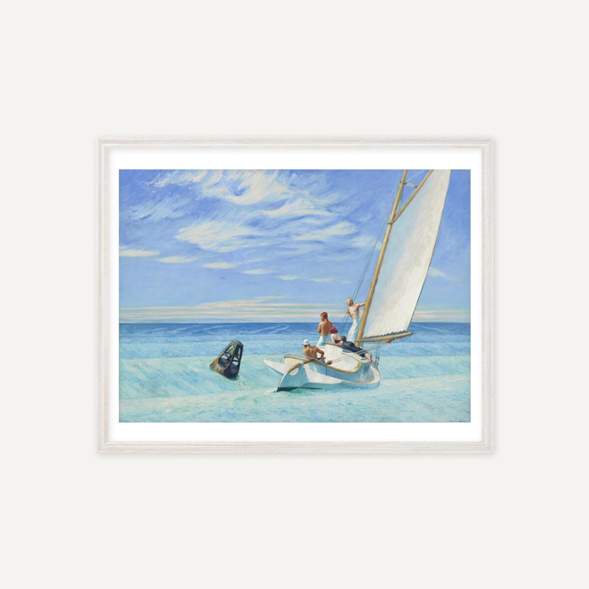 그릿시즌(GREET SEASON) 에드워드 호퍼 Ground Swell, 1939 (액자 포함)