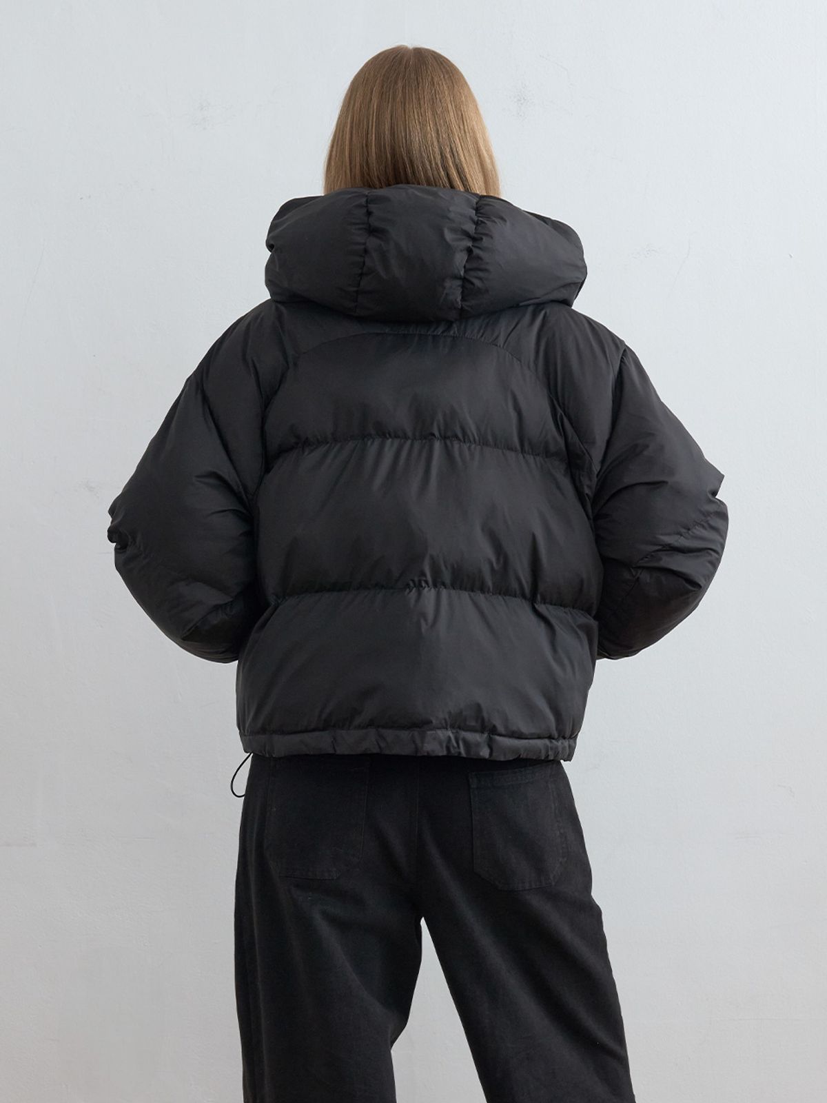 기준(KIJUN) Arc Puffer Jacket Black
