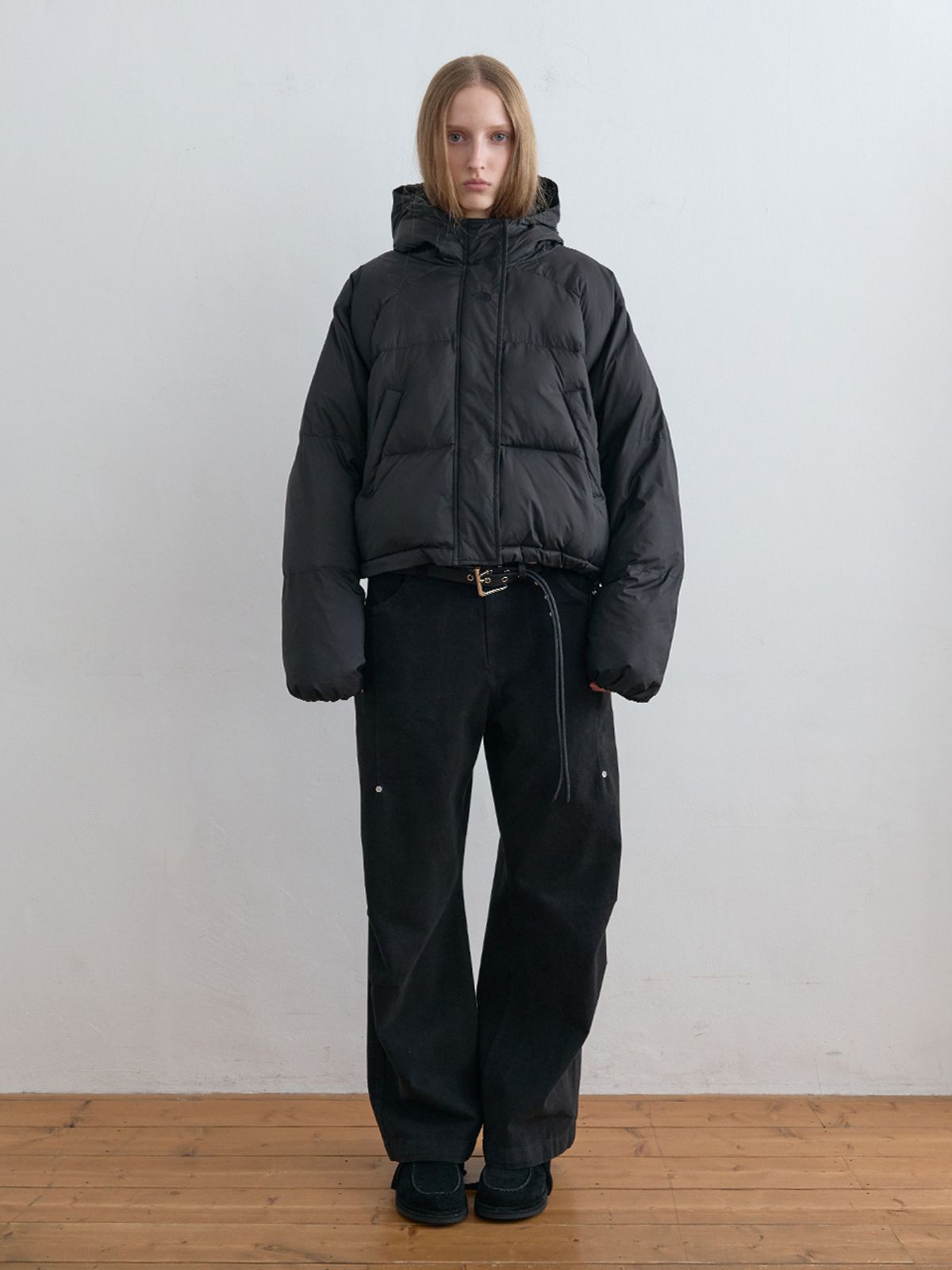 기준(KIJUN) Arc Puffer Jacket Black