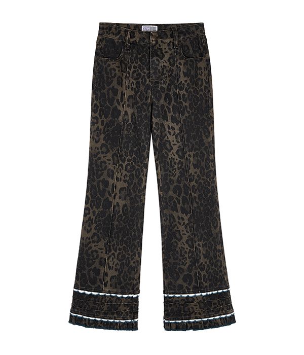 ★YOUTHBATH★Layer lace wide denim pants_leopard★正規品 MUSINSA | YOUTHBATH Layer lace wide denim pants_leopard
