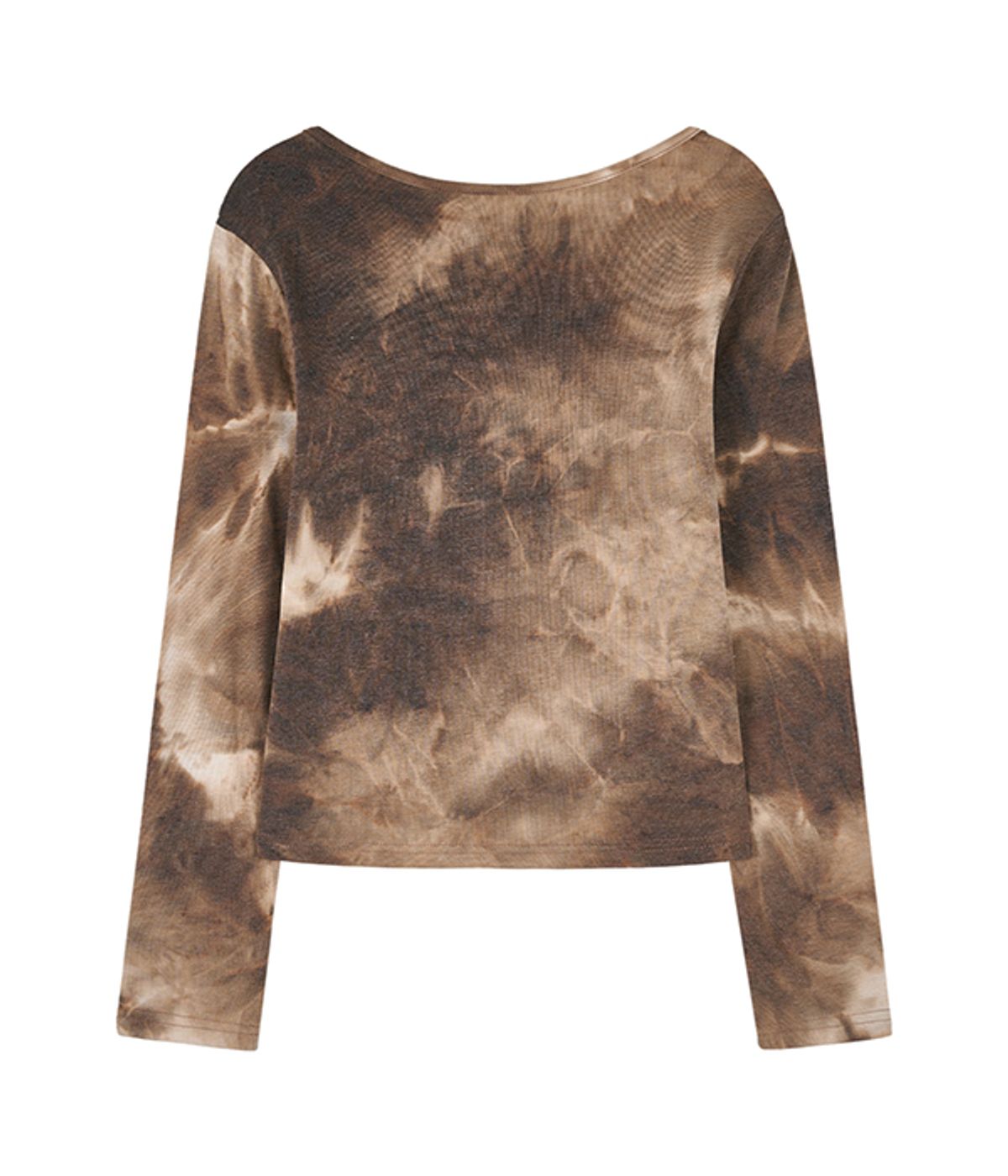 유쓰배쓰(YOUTHBATH) Graphic washed long sleeve_brown