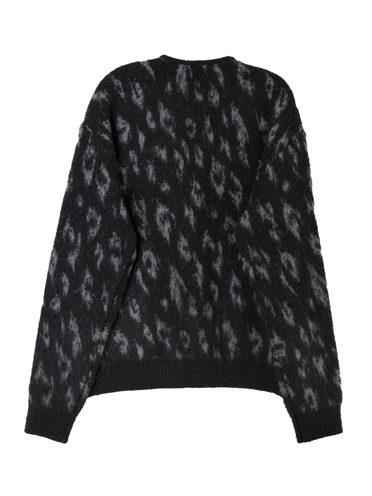 헤레틱(HERETIC) HERETIC LEOPARD MOHAIR CARDIGAN / black