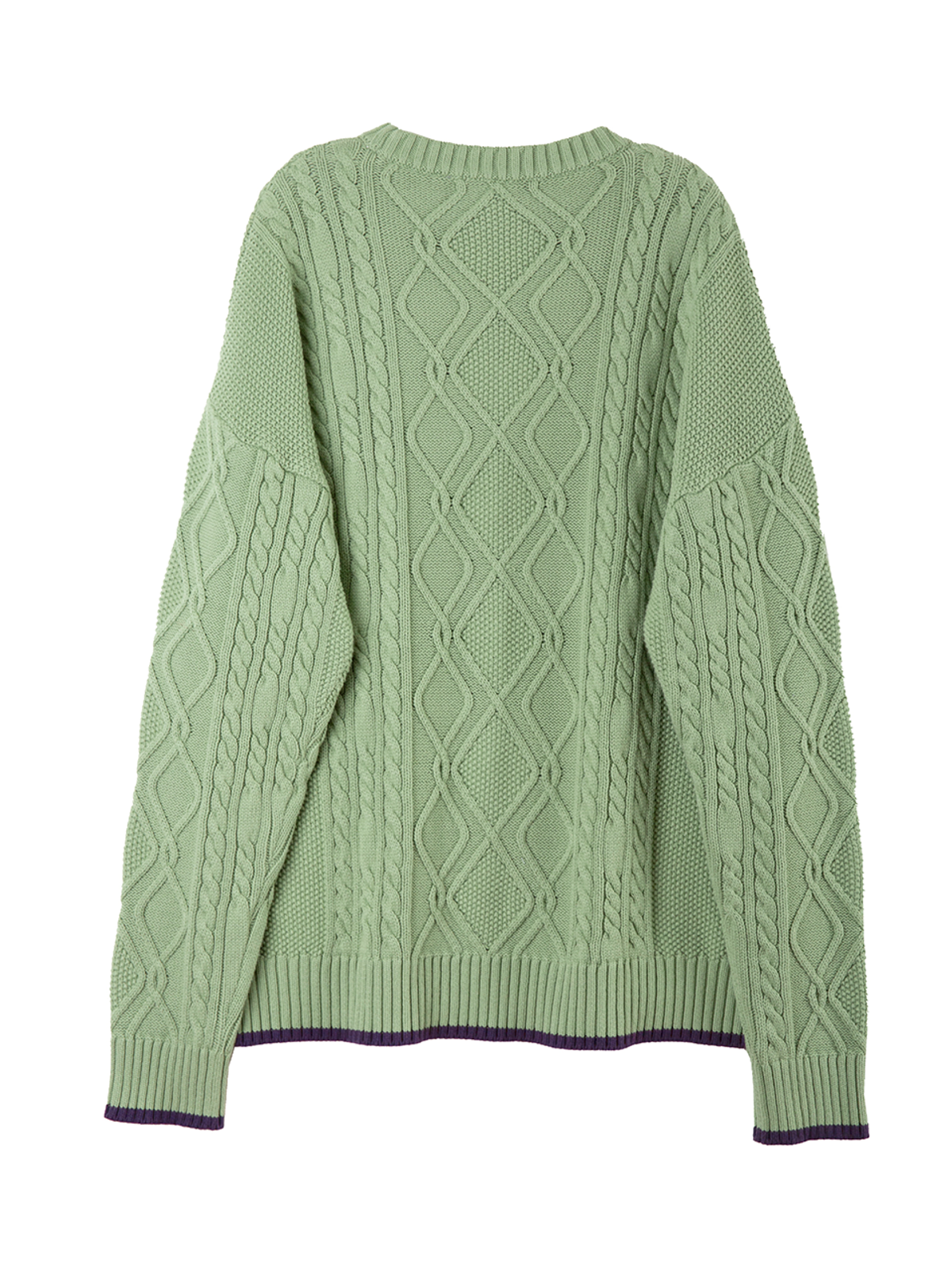 헤레틱(HERETIC) DADDY FRENCH CABLE KNIT / apple mint