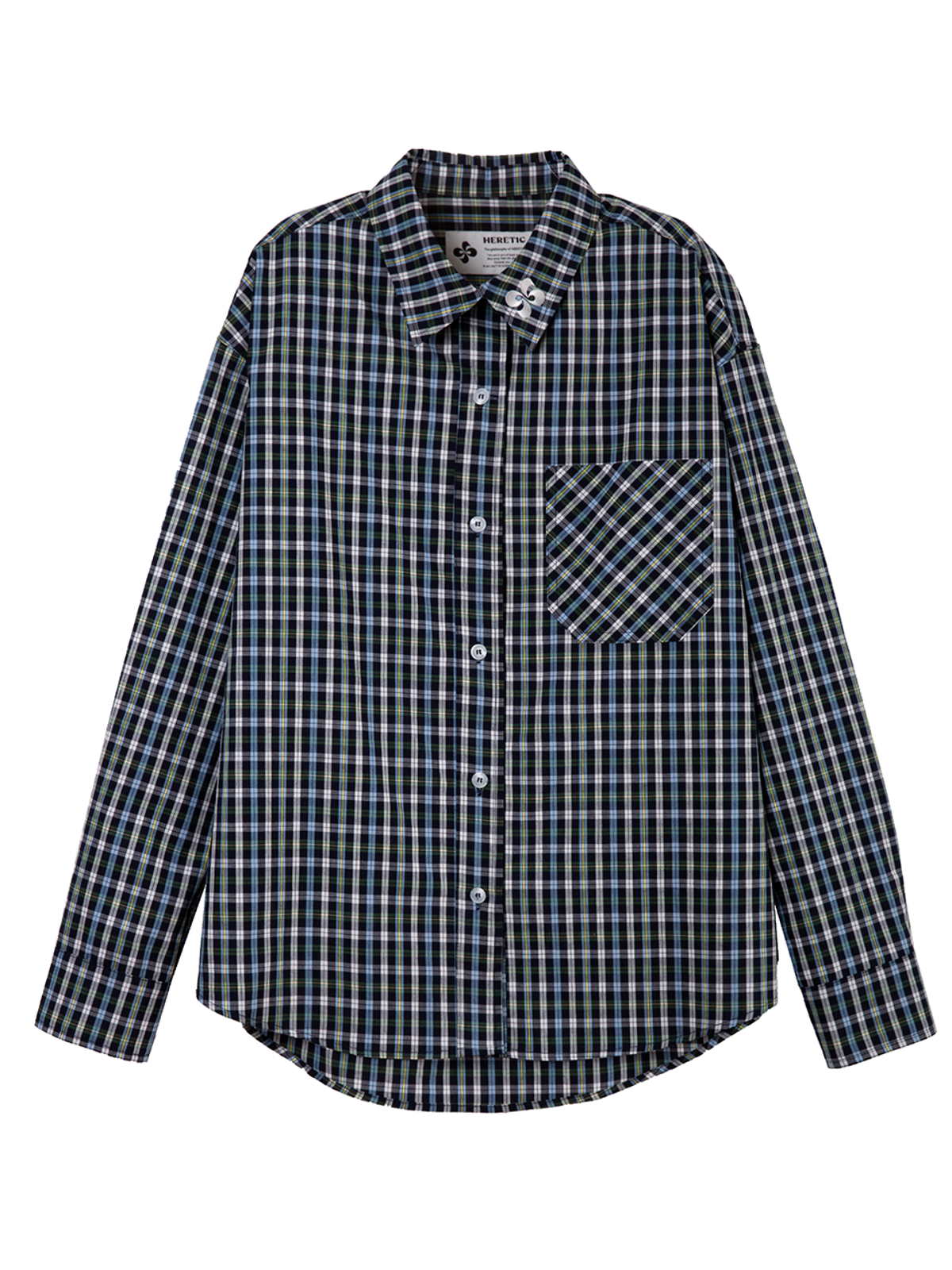 헤레틱(HERETIC) 2-WAY DADDY SHIRT / navy