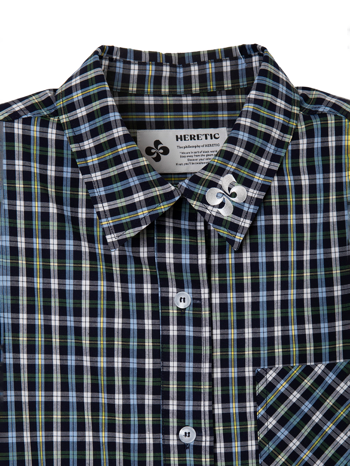 헤레틱(HERETIC) 2-WAY DADDY SHIRT / navy