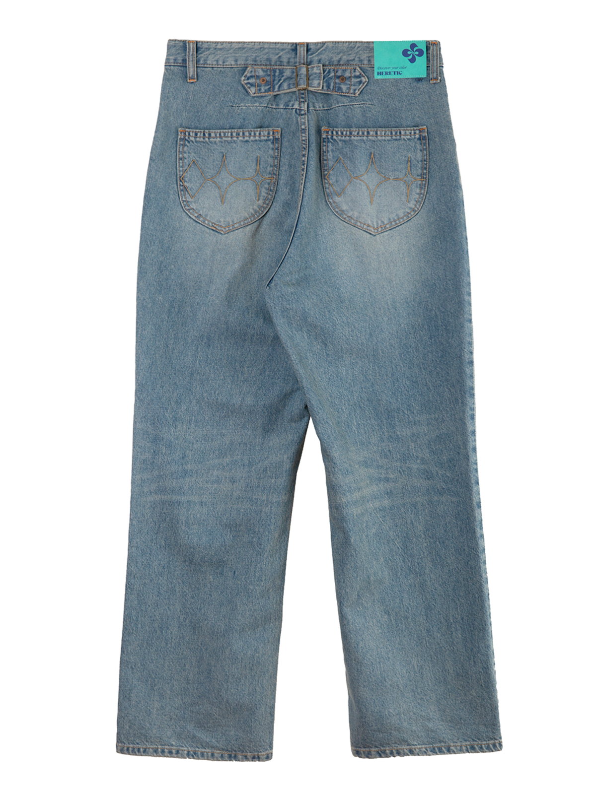 헤레틱(HERETIC) DADDY DENIM PANTS / light blue