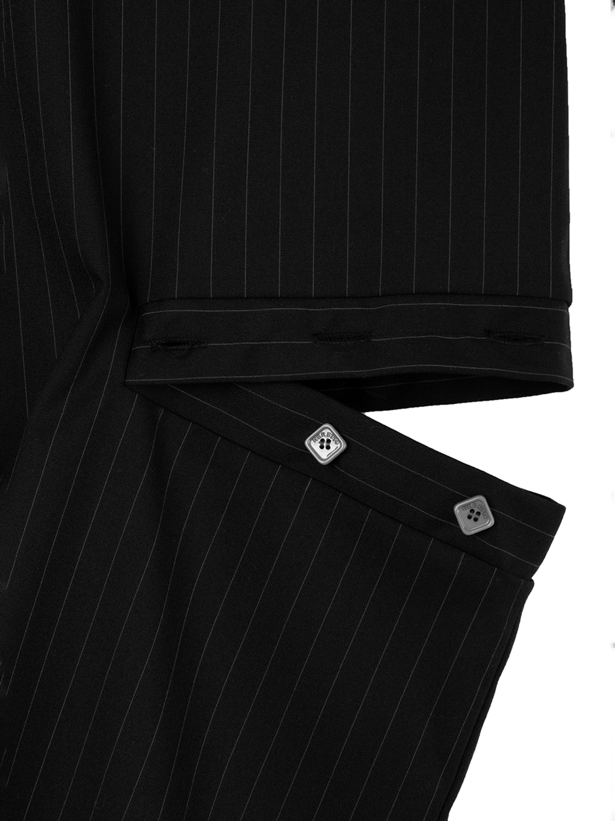 헤레틱(HERETIC) BUTTON LONG SKIRT / black
