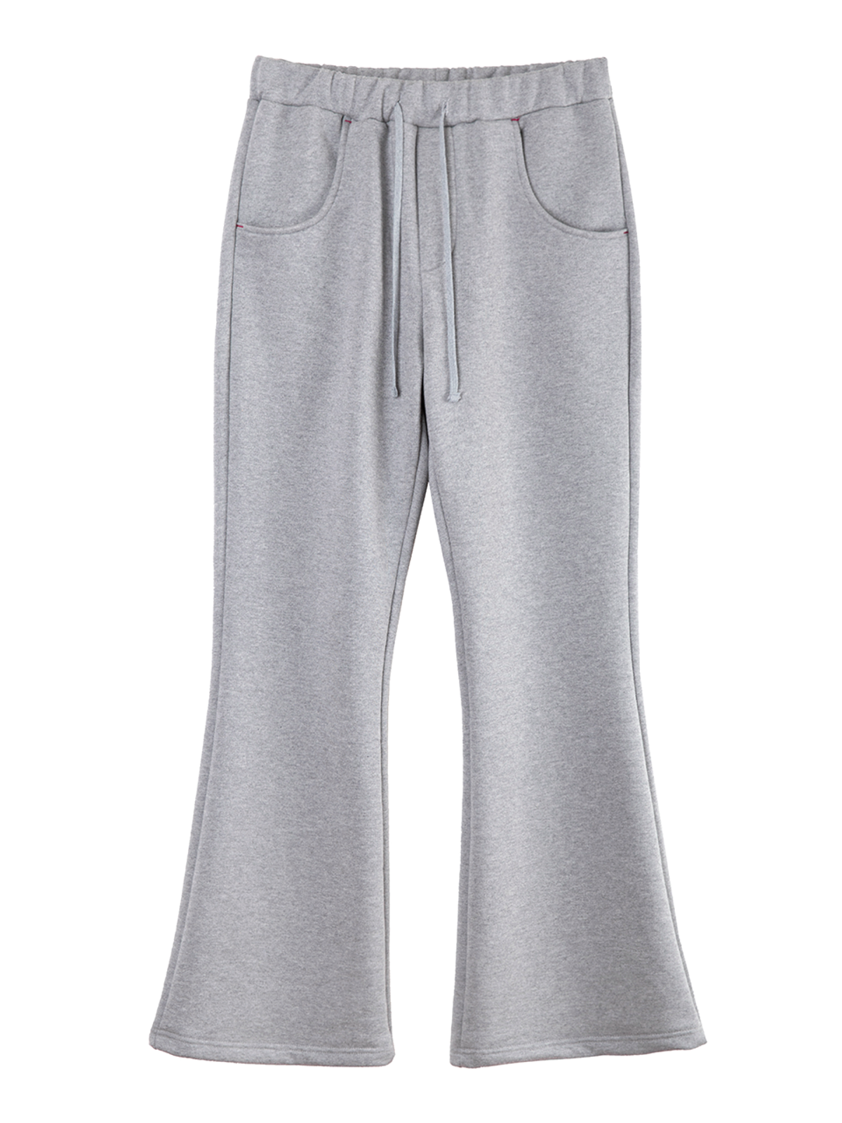 헤레틱(HERETIC) BOOT-CUT SWEAT PANTS / melange grey