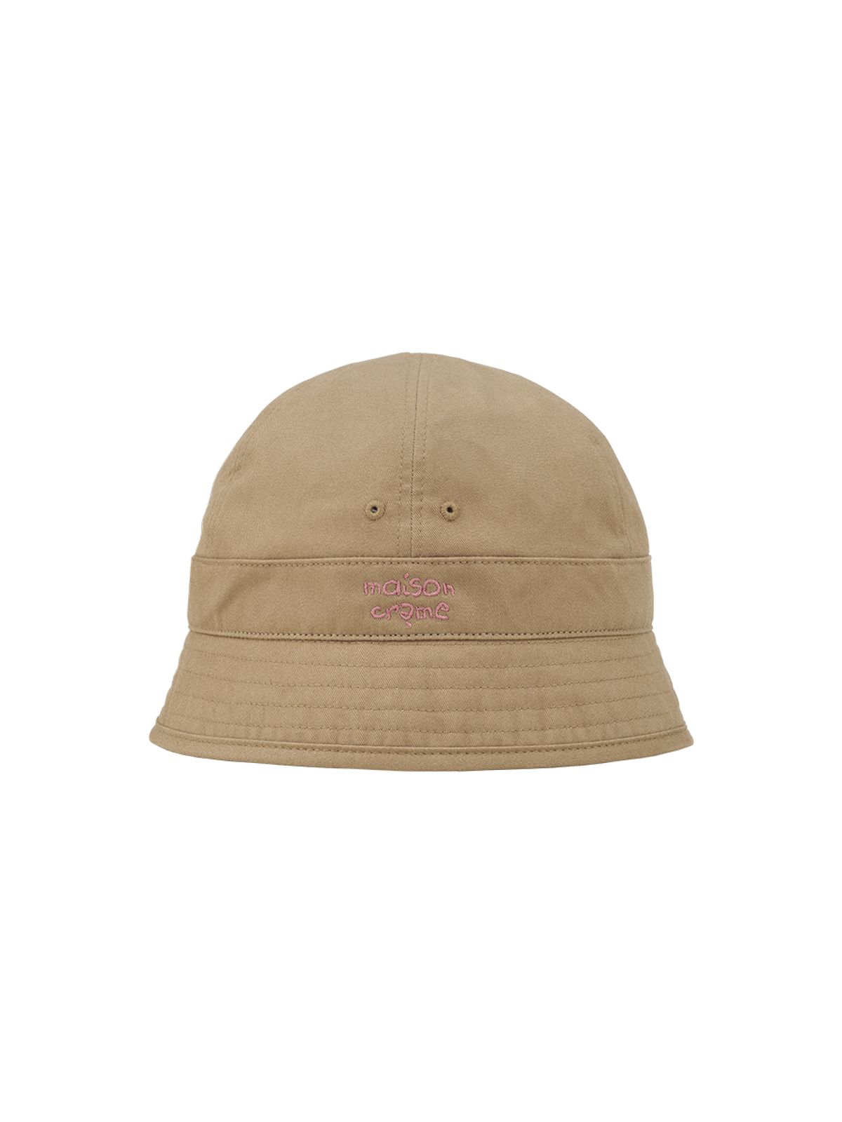 메종크렘(MAISON CREME) Lovers Bucket hat_Beige