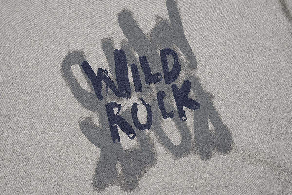 와일드락(WILDROCK) 파이어워크 더블 맨투맨_다크그레이