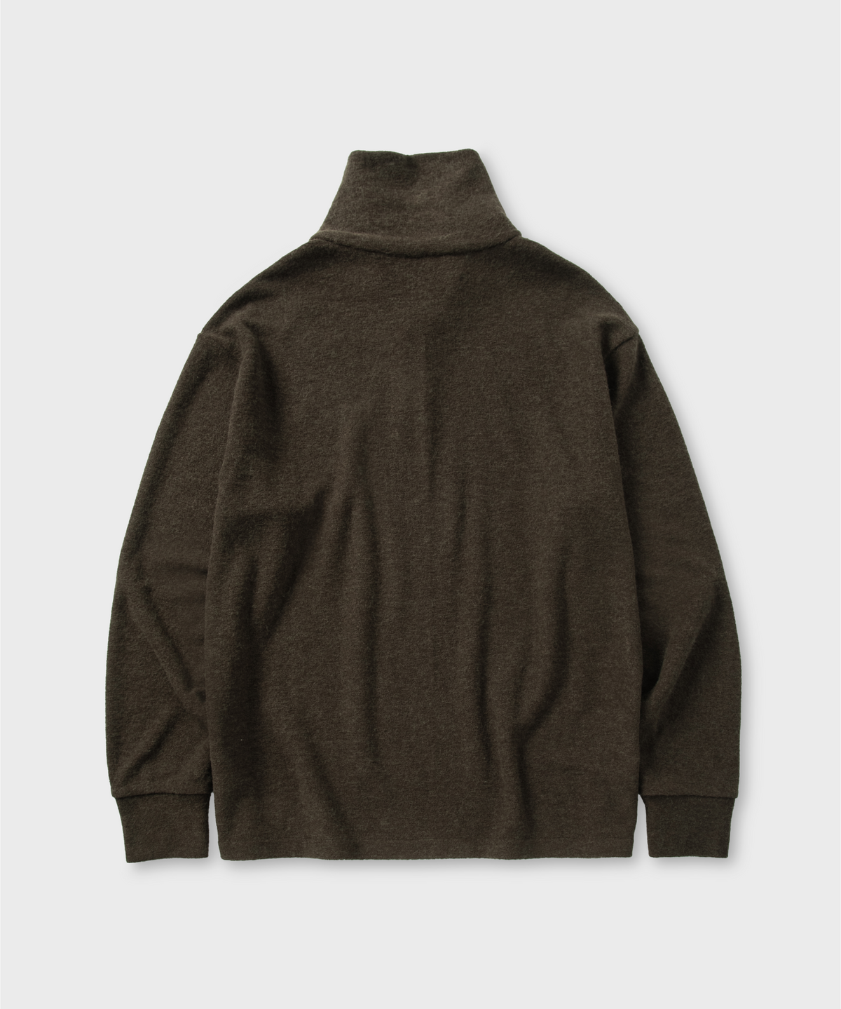 넌블랭크(NONBLANK) 칼라 터틀넥 티셔츠_BROWN