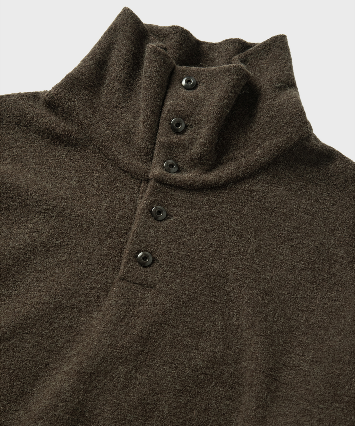 넌블랭크(NONBLANK) 칼라 터틀넥 티셔츠_BROWN