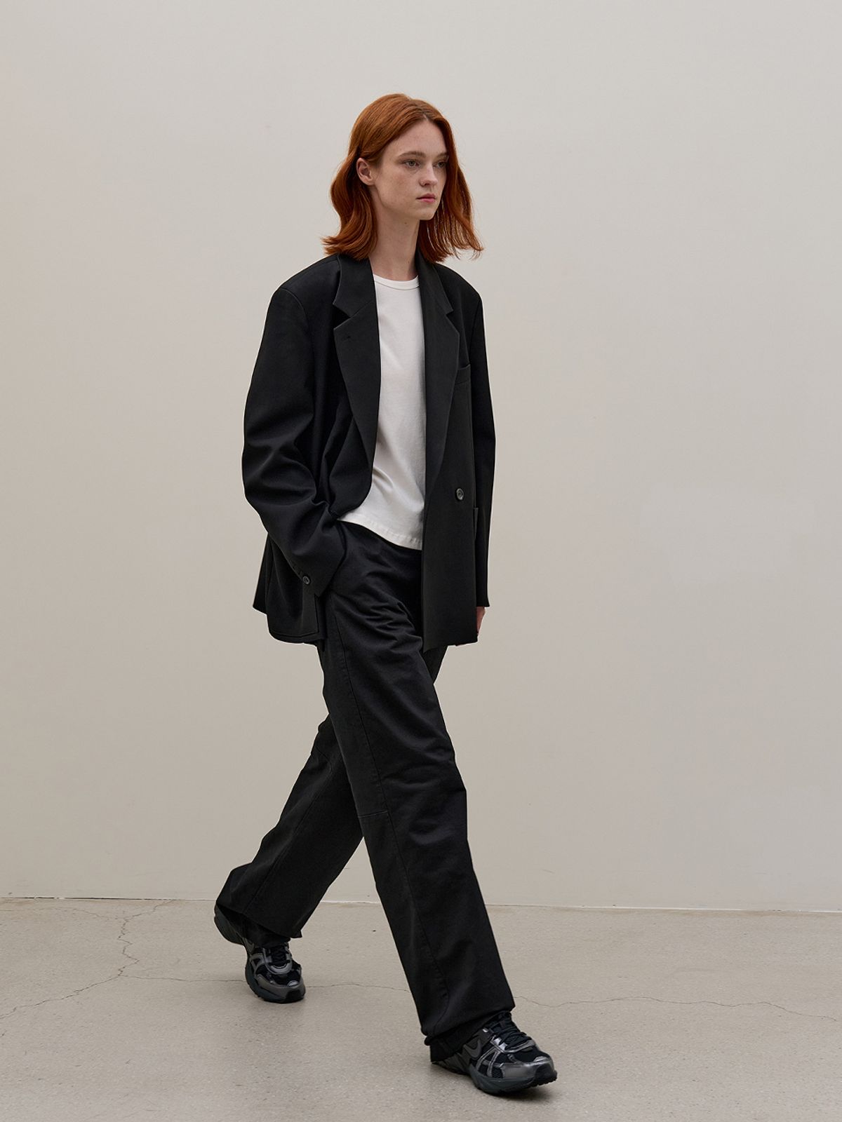 해브 앤 해브(HAVE8HAVE) DOUBLE BUTTON JACKET_BLACK