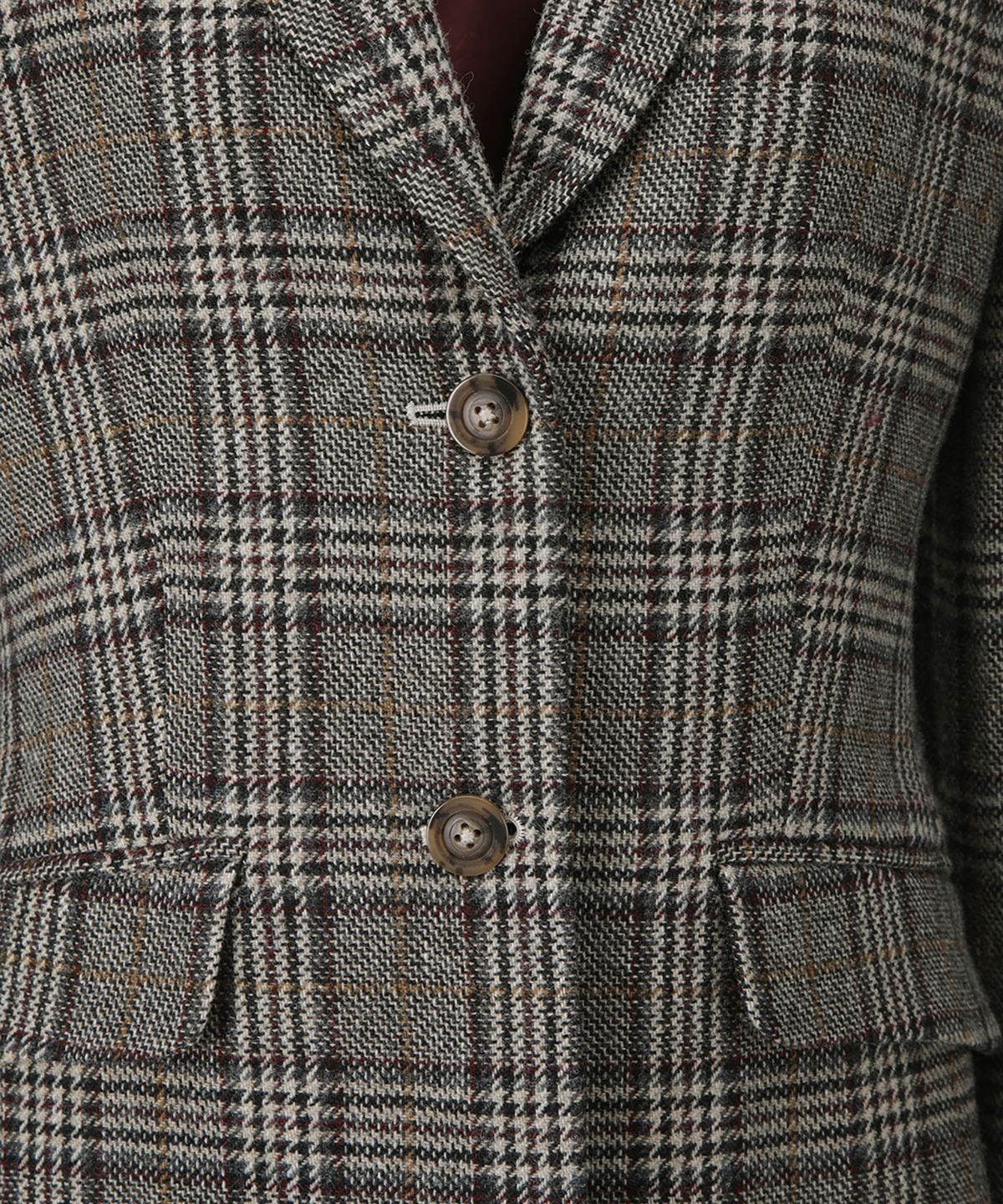 브룩스 브라더스(BROOKS BROTHERS) [여성] 램스울 체크 자켓 (베이지) (BBJSWM3838ZEF)