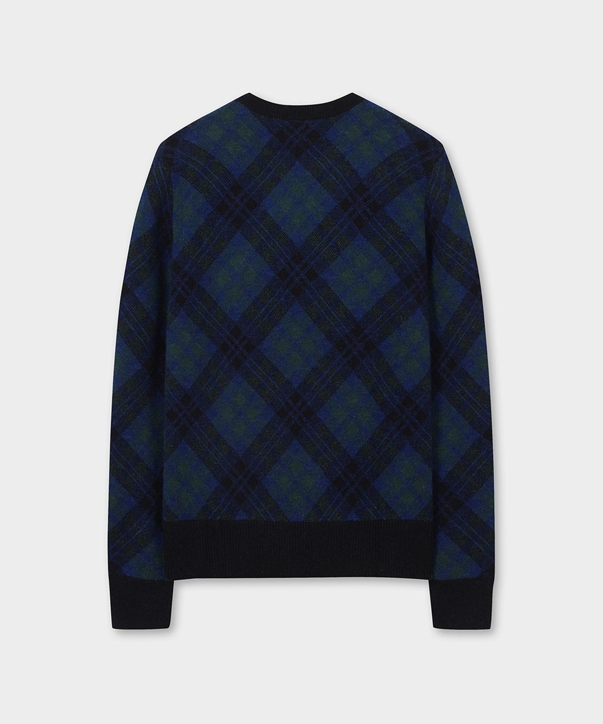브룩스 브라더스(BROOKS BROTHERS) [여성] 자가드 블랙와치 스웨터 (멀티) (BBWRWM37607EW)