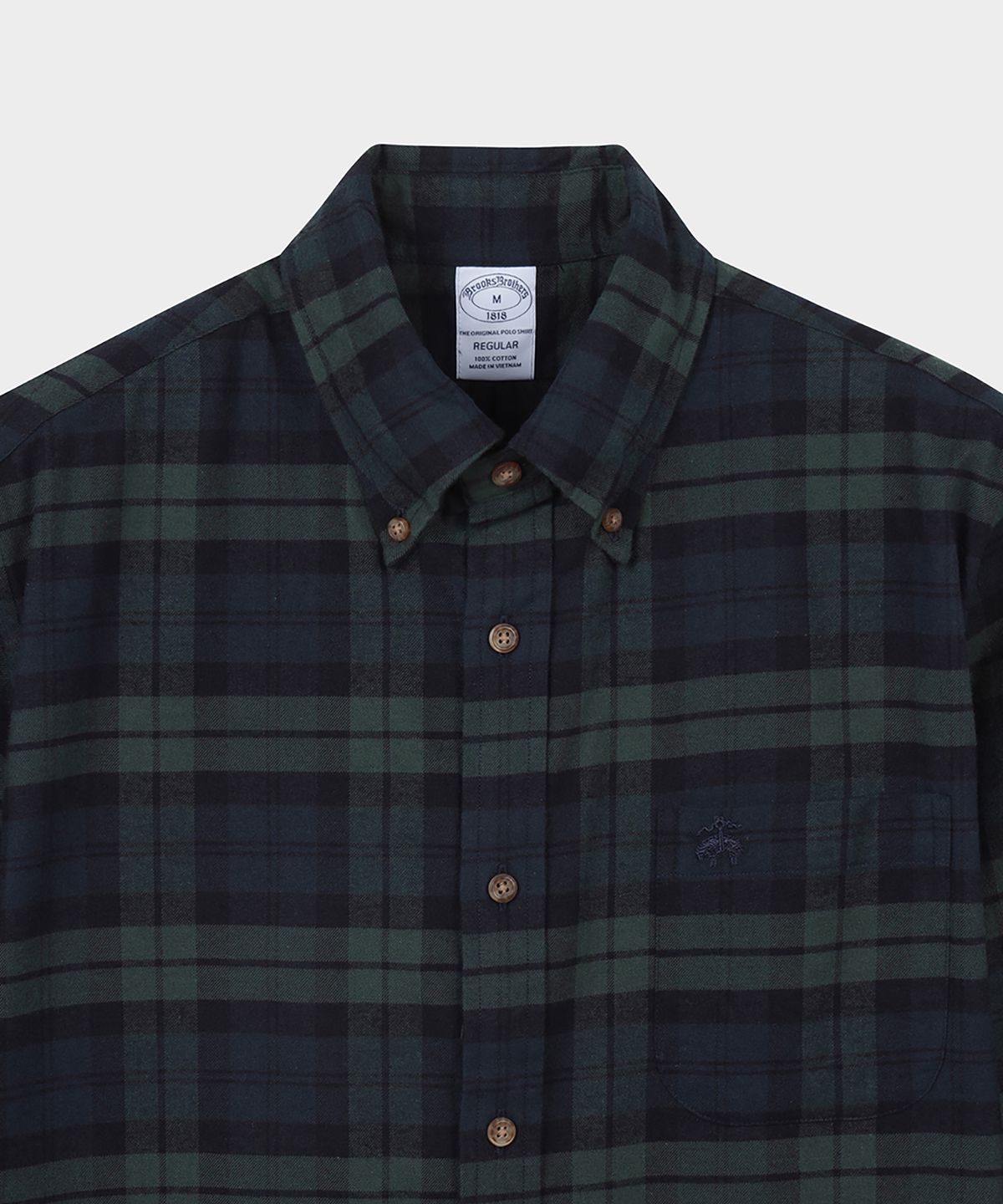 브룩스 브라더스(BROOKS BROTHERS) 플란넬 블랙와치 셔츠 (멀티) (BBTHMF35547EF)