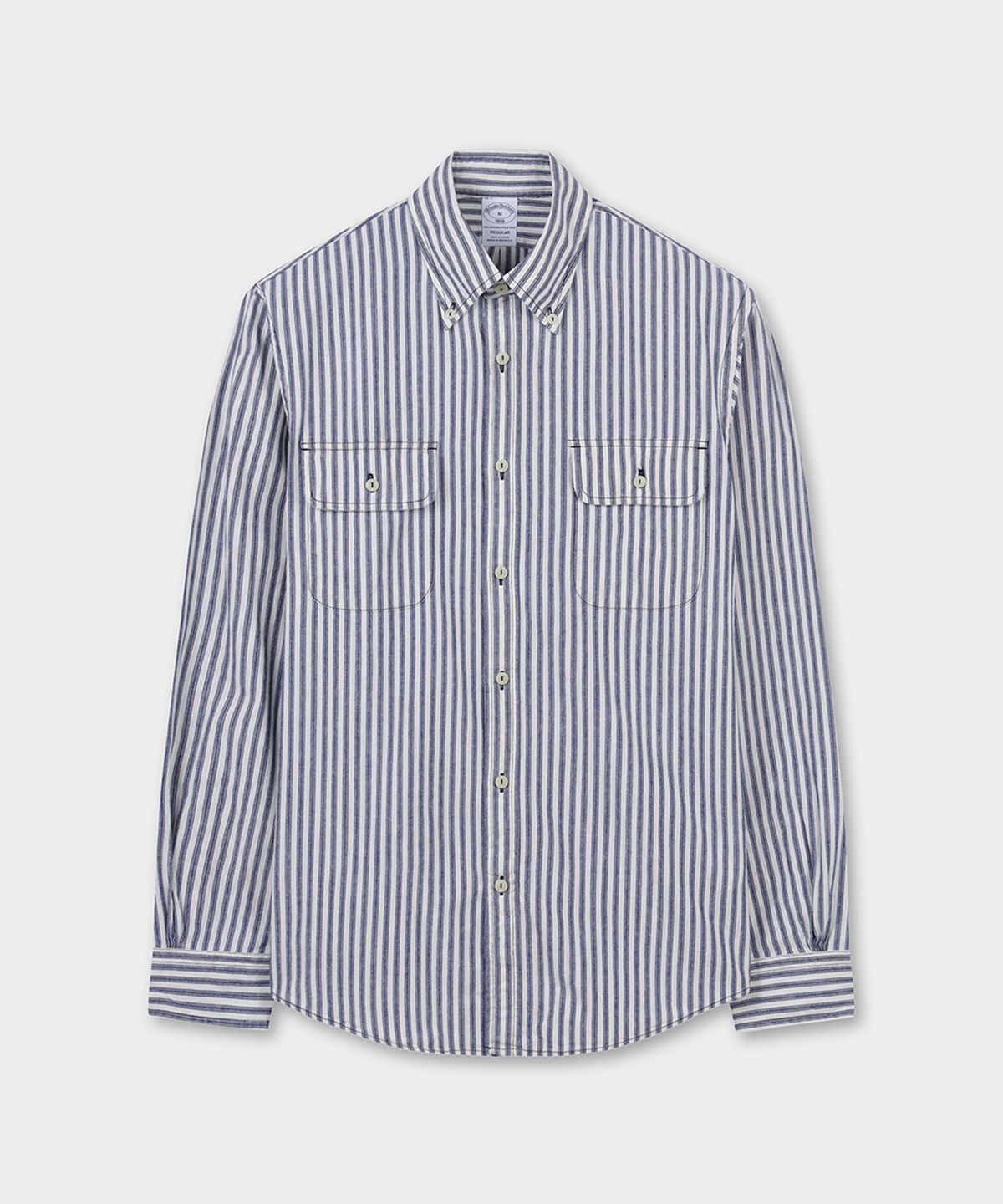 브룩스 브라더스(BROOKS BROTHERS) 인디고 얀다이 스포츠셔츠 (라이트인디고) (BBTHMF3581NEF)