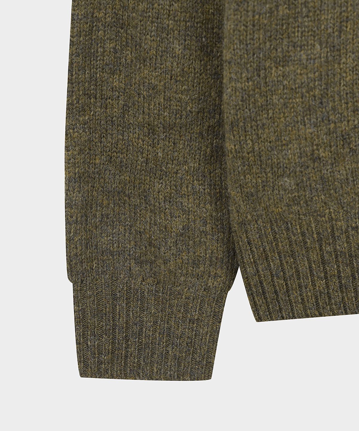 브룩스 브라더스(BROOKS BROTHERS) 램스울 로고 스웨터 (브라운) (BBWRMF96314EW)