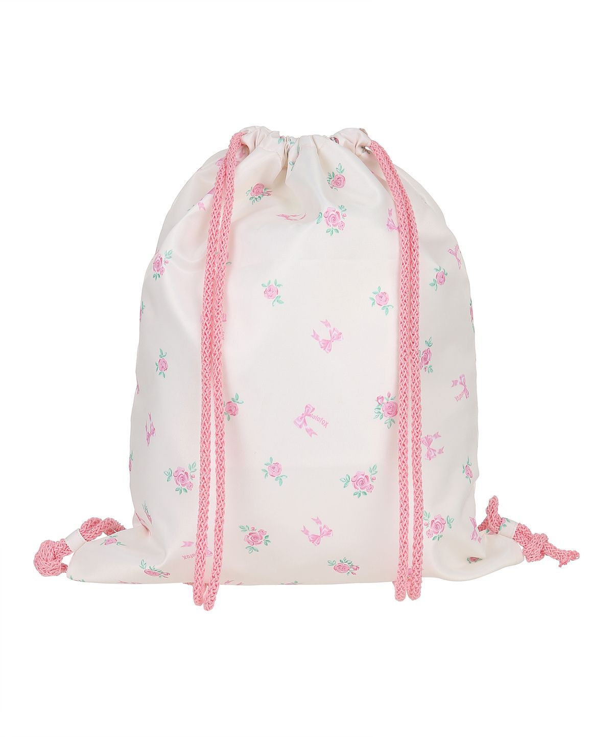 라라폭스(LALAFOX) FLOWER PRINT STRING BACKPACK CREAM BQ4AB002