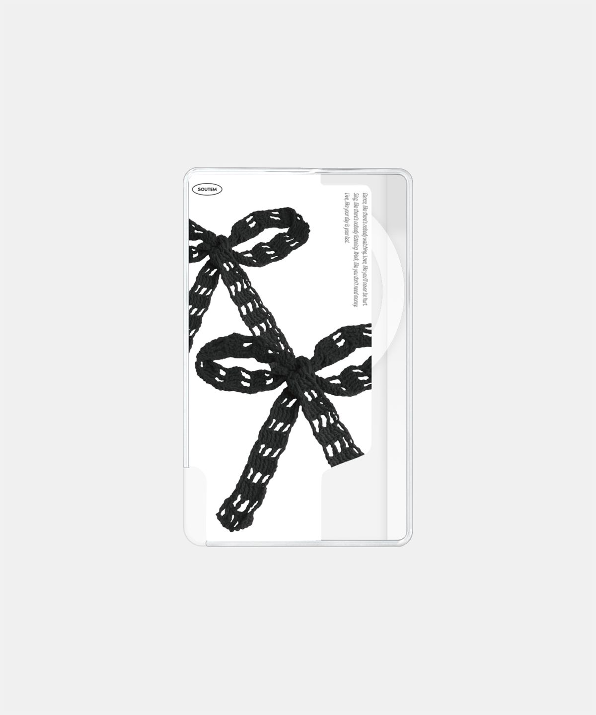 소유템(SOUTEM) Knit Ribbon_Magsafe Card Pocket
