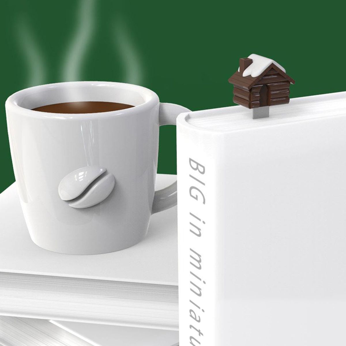 초클리 메타모포스 컬렉션(CHOCLI METALMORPHOSE COLLECTION) 벨기에 메탈 북마크 -통나무집