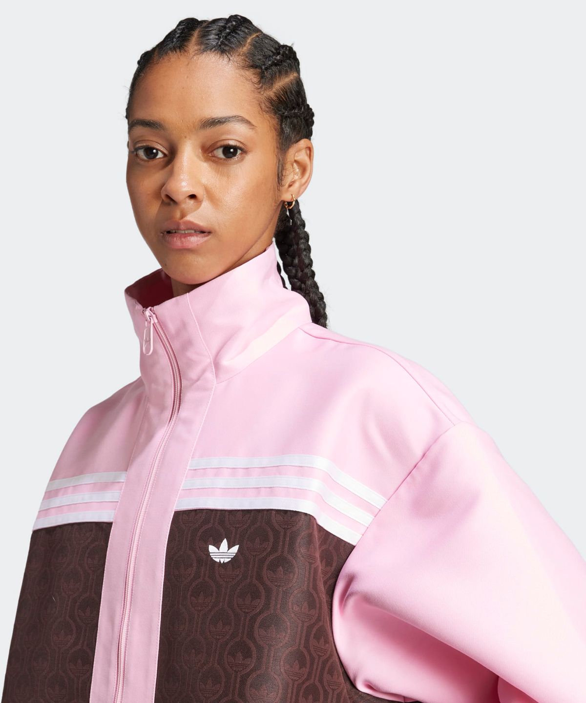 아디다스(ADIDAS) 70s 오버사이즈 트랙 자켓 - 핑크 / JN8301