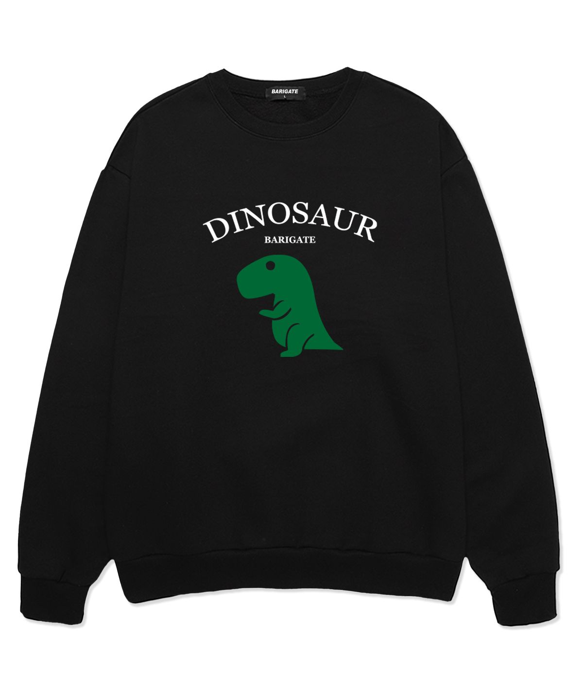 바리게이트(BARIGATE) DINOSAUR 오버핏 맨투맨 (BLS012) 화이트