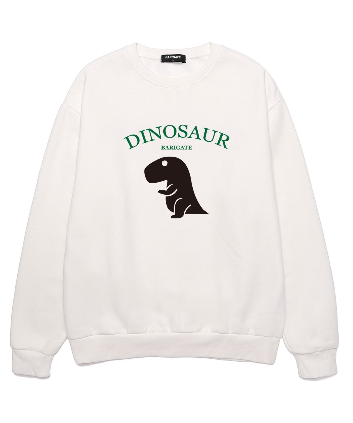 바리게이트(BARIGATE) DINOSAUR 오버핏 맨투맨 (BLS012) 블랙