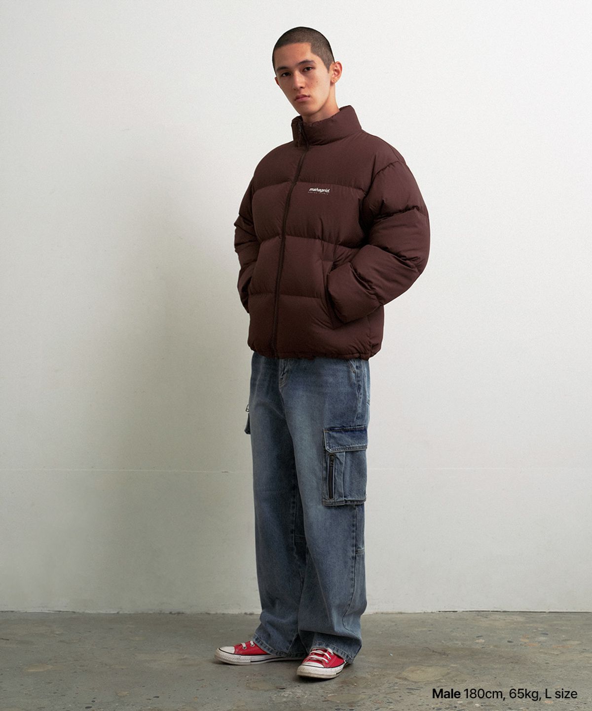 마하그리드(MAHAGRID) BASIC DUCKDOWN PARKA BROWN(MG2EWMB900A)